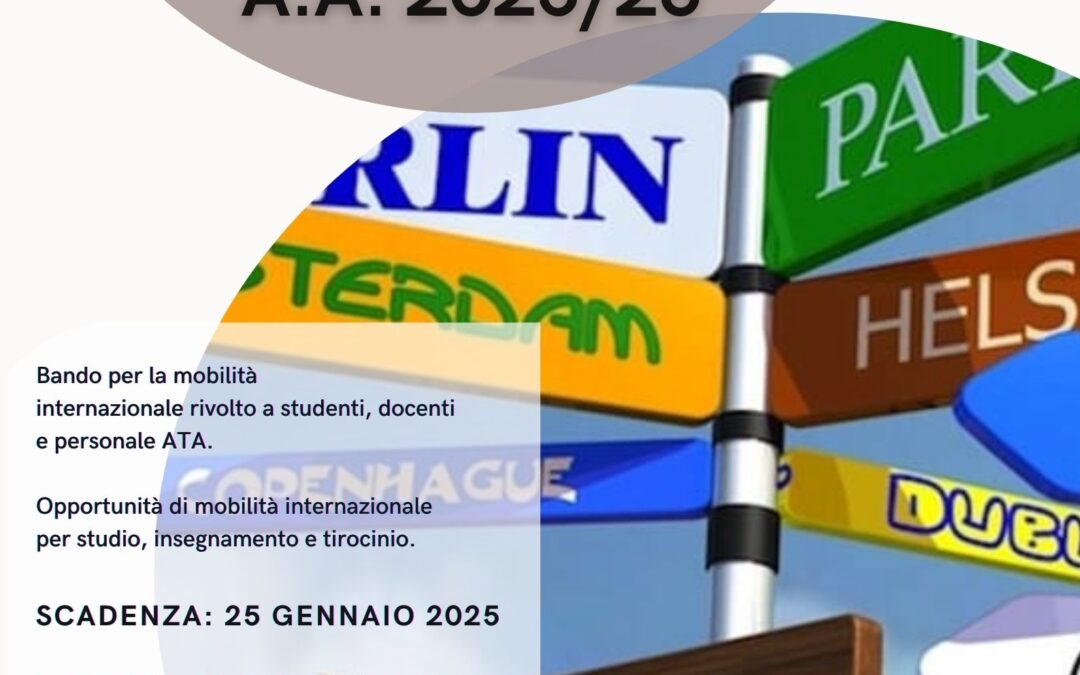 BANDO ERASMUS + A.A.2025/2026